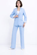 The Azure Tailored Pantsuit Set